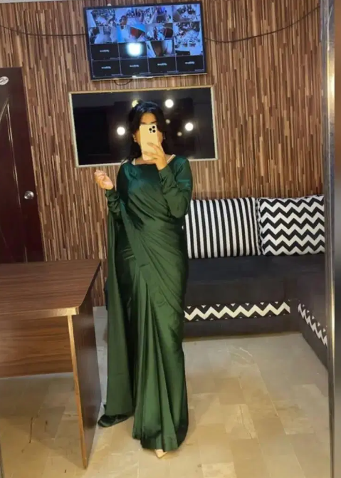 Exquisite Silk Stitched Saree with 3 Pcs - Perfect Elegance for Women