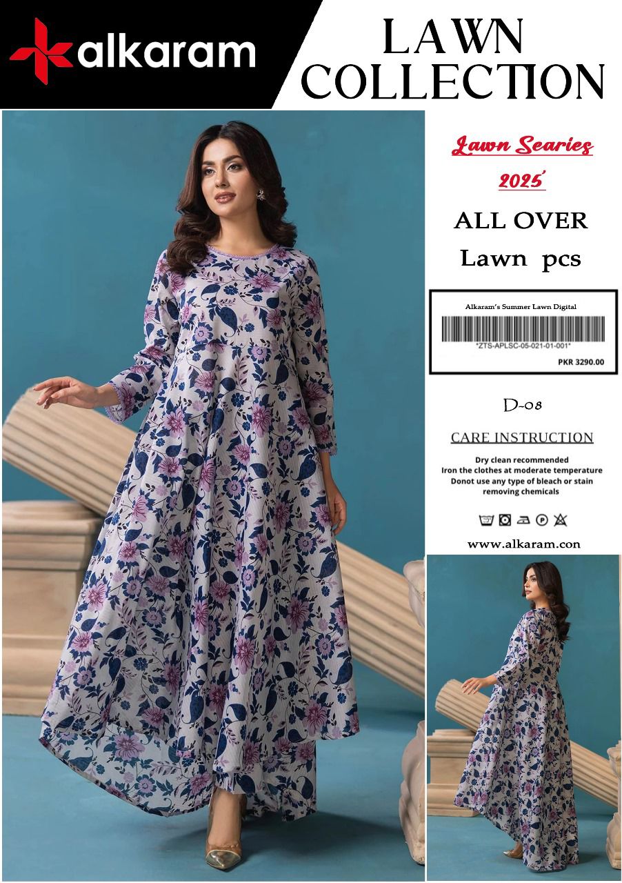 Alkaram 2pcs lawn suit