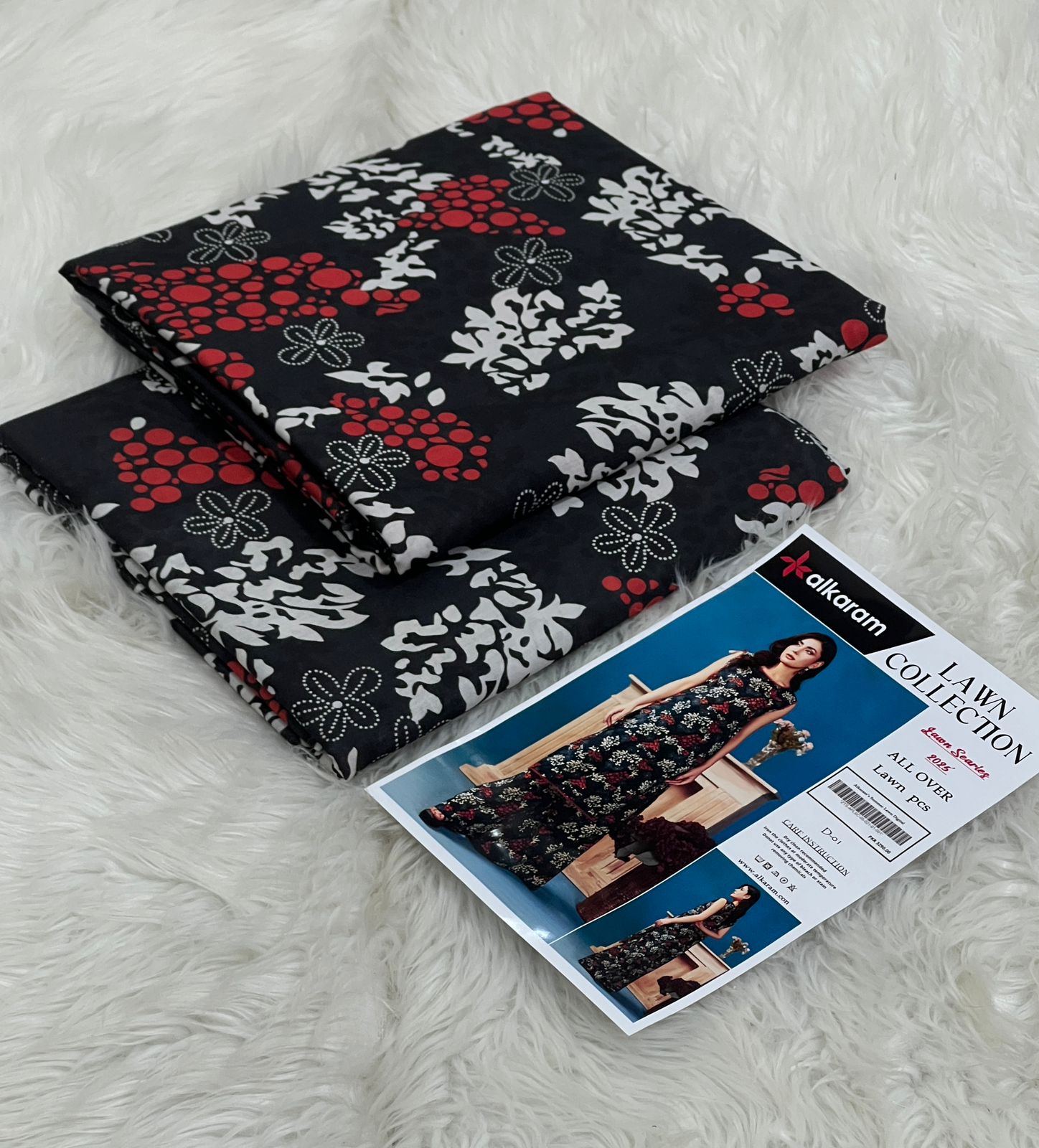 Alkaram 2pcs lawn suit