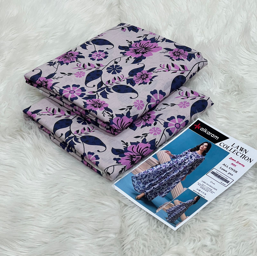Alkaram 2pcs lawn suit