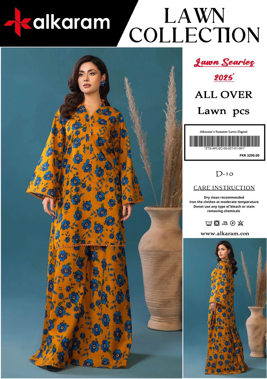 Alkaram 2pcs lawn suit