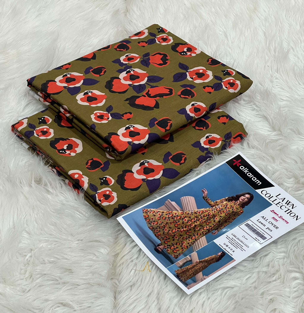 Alkaram 2pcs lawn suit