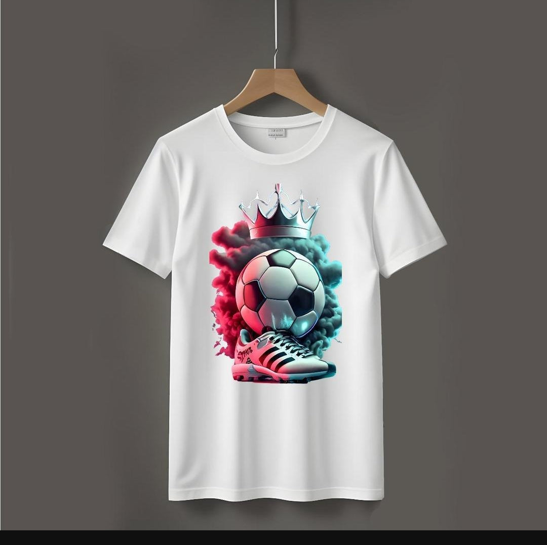 Graphics sublimation Mens football Printed T shirt