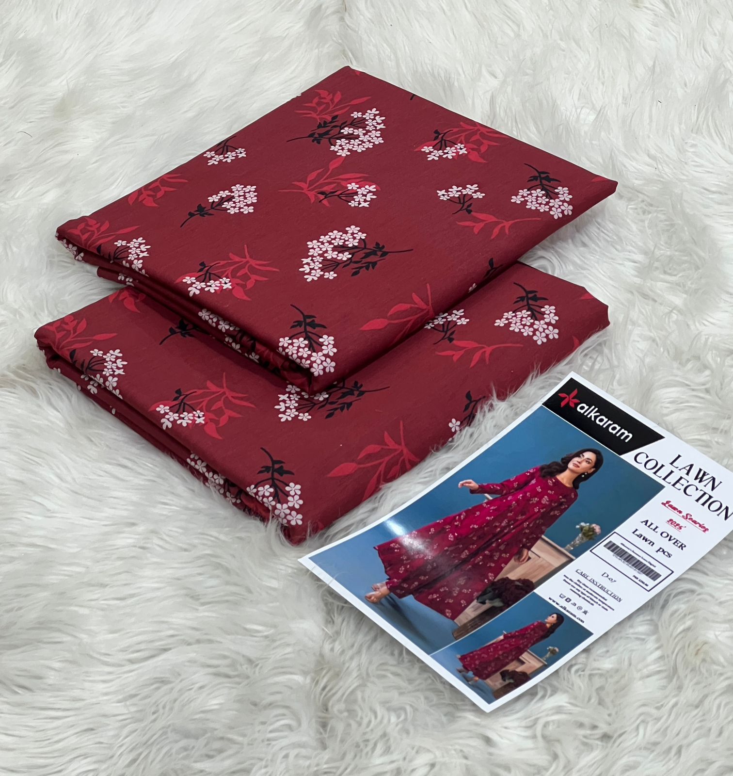 Alkaram 2pcs lawn suit