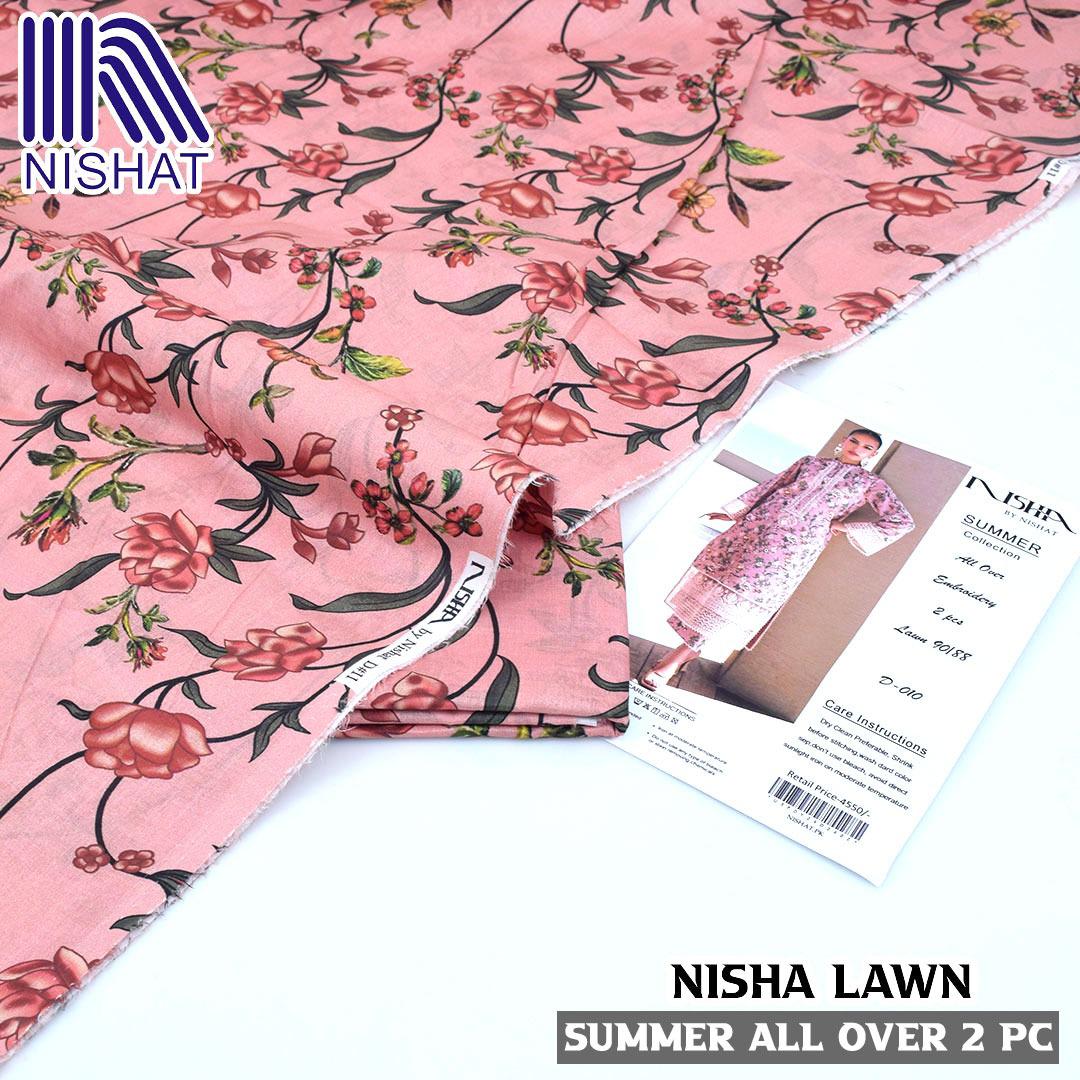 Digital printed allower 2pcs lawn suit