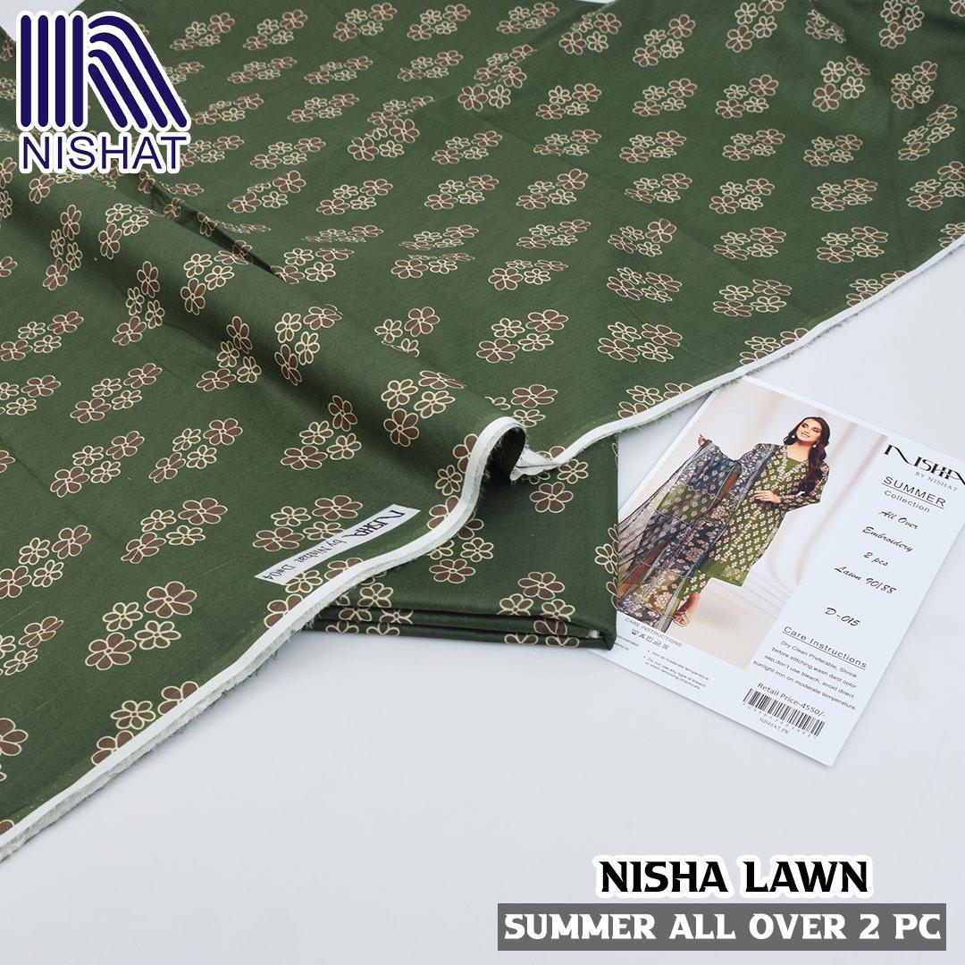 Digital printed allower 2pcs lawn suit